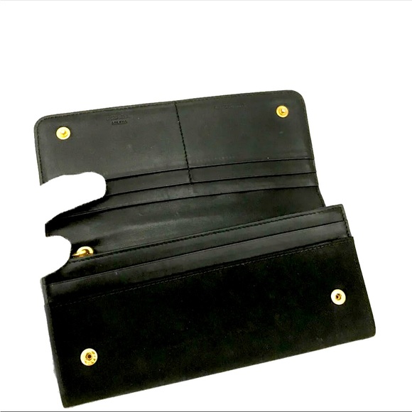 Authentic Rare PRADA Gorgeous black Tessuto Pietre Jeweled wallet - Picture 6 of 9